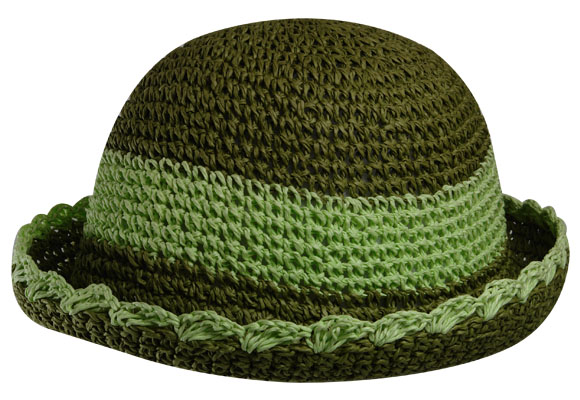 Sombrero Crochet Franja Combinado
